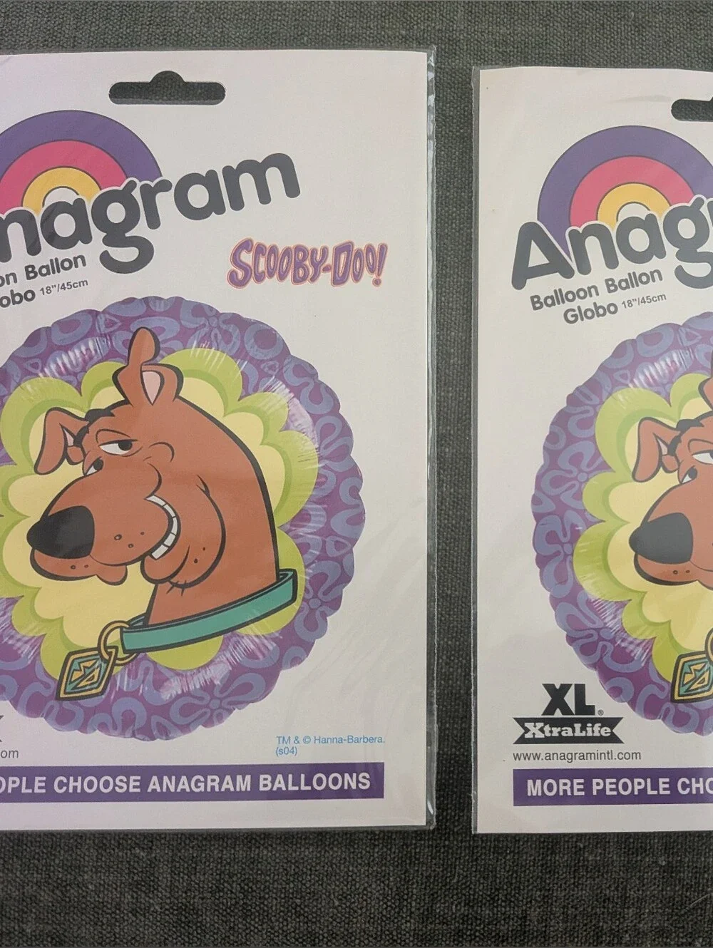 18” Scooby-Doo Purple Foil Balloon Anagram XL XtraLife Hanna Barbara 18